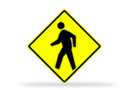 Yellow Pedestrian Crossing